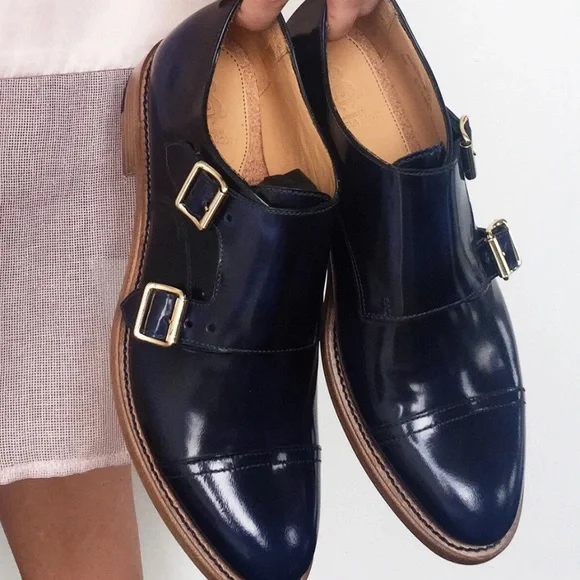 The Office of Angela Scott Mr. Colin Double Monk Strap Shoe - sz 36.5